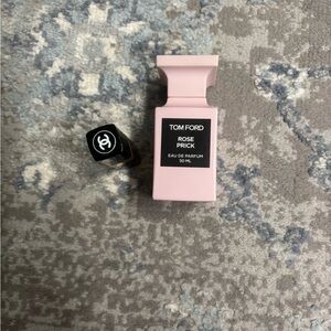 BOTH EMPTY Tom Ford Rose Prick perfume bottle Chanel lip balm